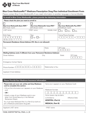 Blue Cross MedicareRx Value PDPSM  Form