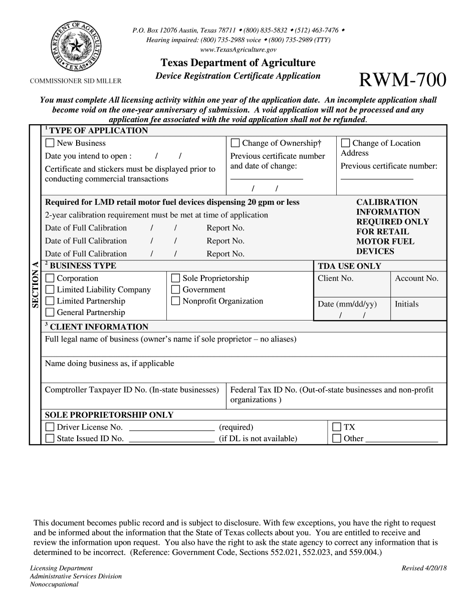  Texas Food Stamp Application PDF 2018-2024