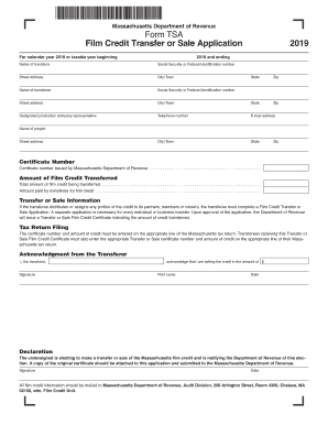 Get and Sign Tsa Application 2019-2022 Form