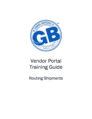 Gabriel Brothers Routing Guide  Form
