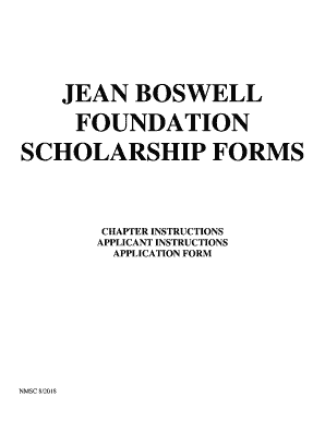  Jean Boswell Foundation Scholarship Forms New Mexico PEO 2018-2024