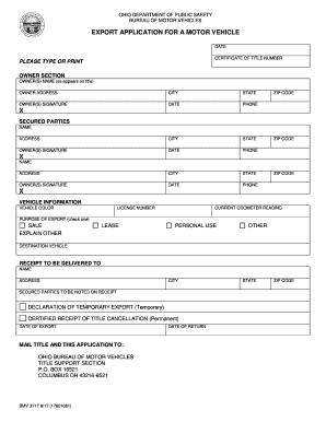 OWNER SECTION  Form
