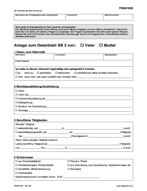 Fb501030  Form