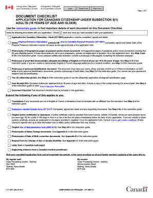  Use the Instruction Guide to Find Important Details of Each Document on This Document Checklist 2019-2024