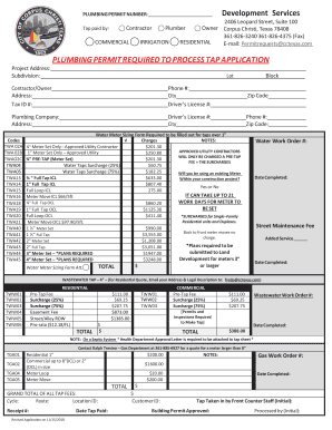  PLUMBING PERMIT NUMBER 2018