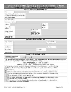 Get and Sign Tceq 10233 2019-2022 Form