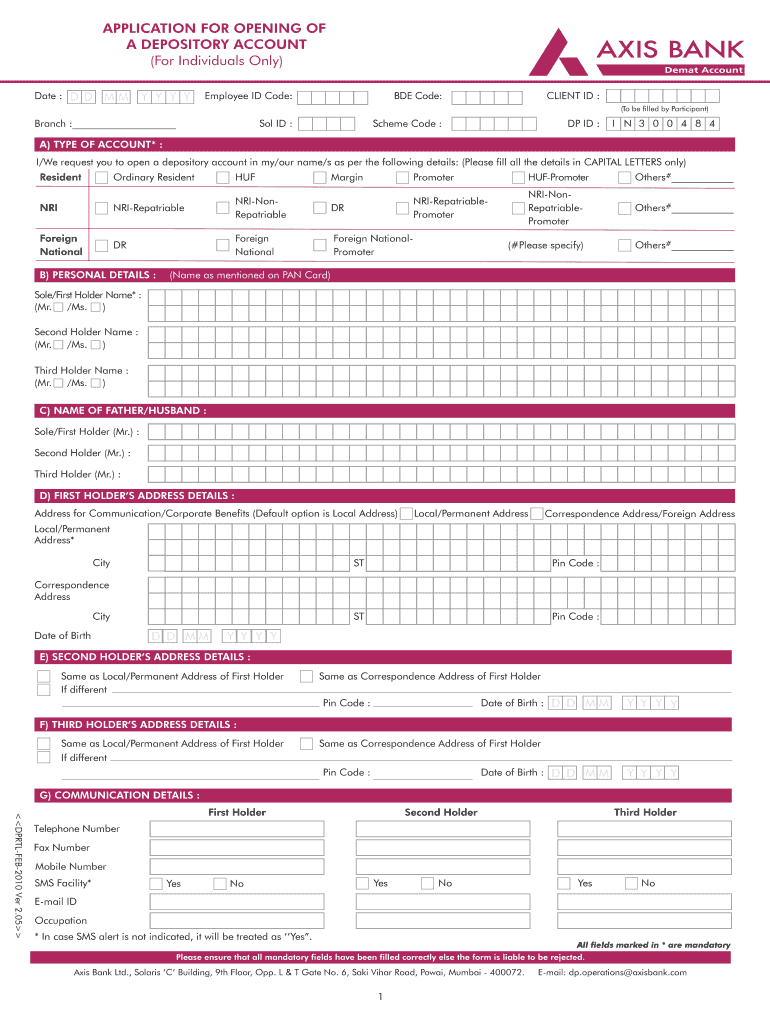 travel card refund form axis bank