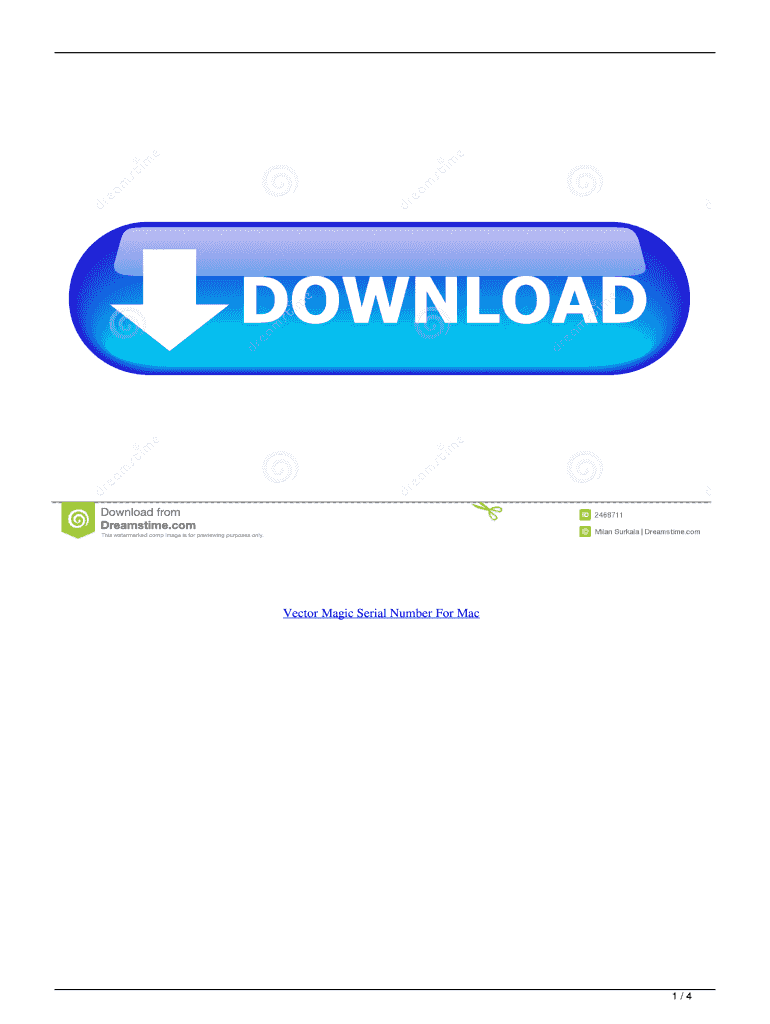 Vector Magic 1 15 Serial Key  Form