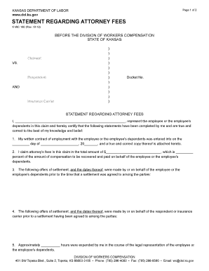 Labor Workers Compensation  Form