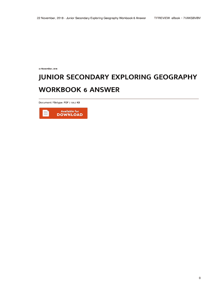 Exploring Geography 1 Answer  Form