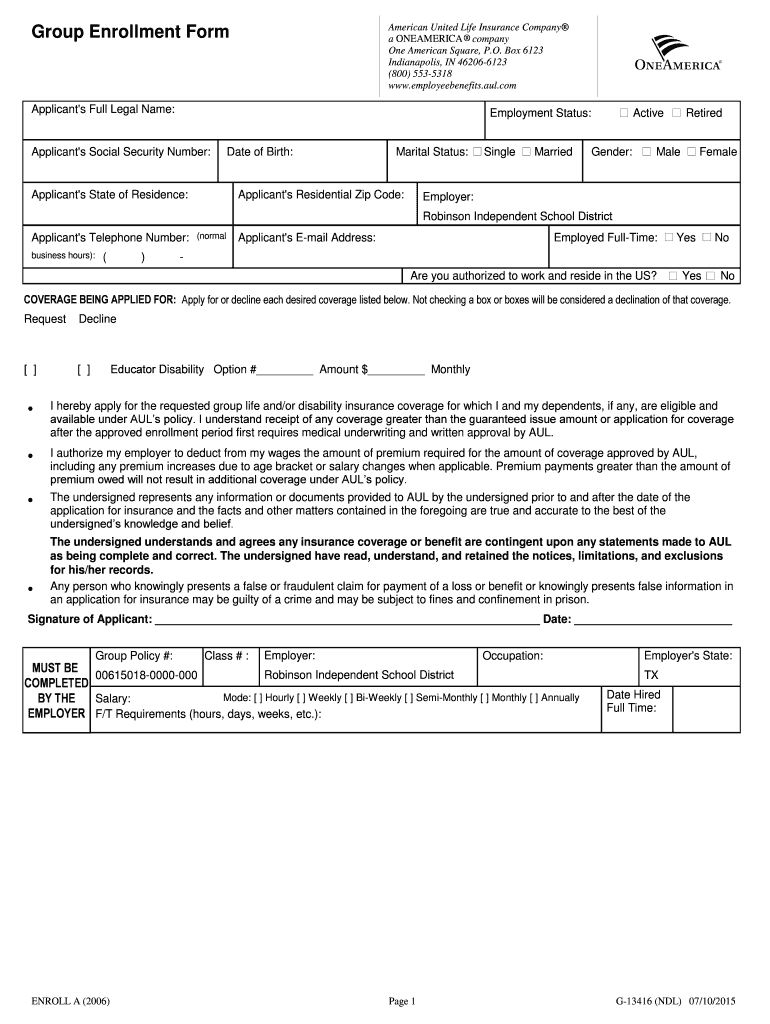 Applicant&#039;s State of Residence  Form