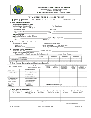 Llda Application Discharge Form
