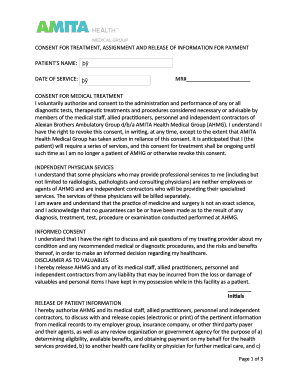 Registrationconsent Form Sunrise Comprehensive Healthcare