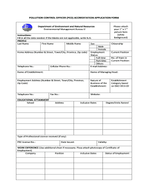 Pco Online Application Login  Form