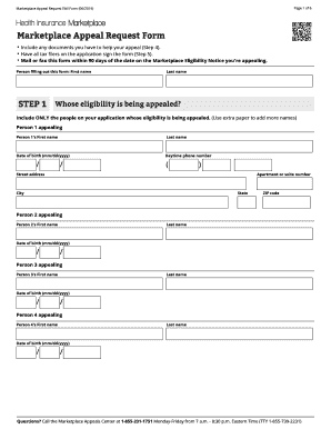  Marketplace Appeal Request EAII Form Marketplace Appeal Request EAII Form 06 2021-2024