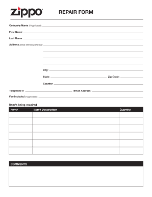 Zippocom Form