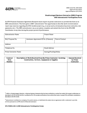 Epa Forms