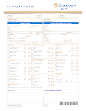 Keycare Pathlogy Form