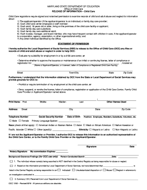 Occ 1260  Form