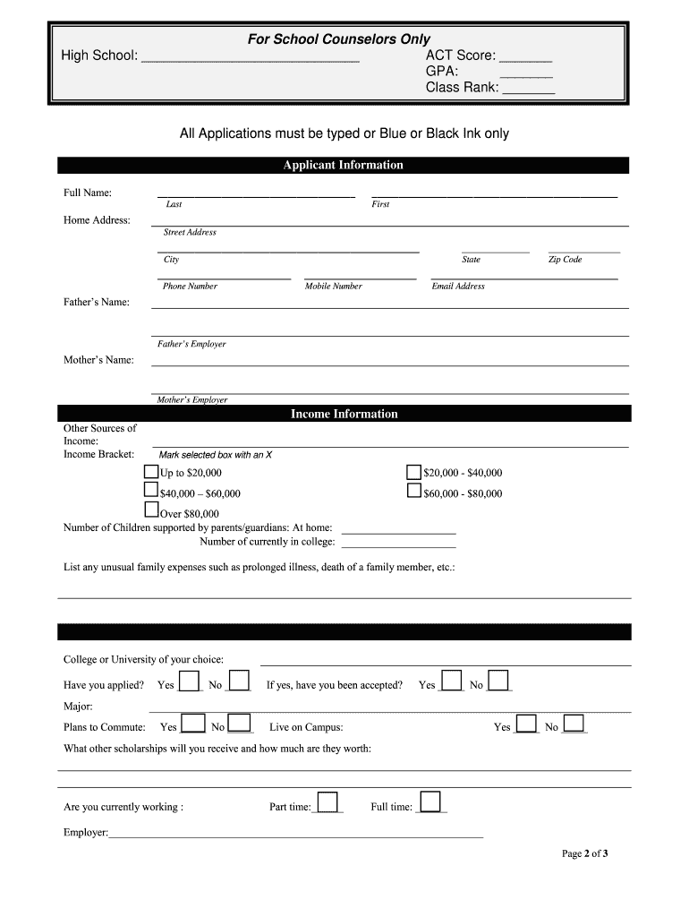  DeRidder Rotary Club Scholarship Application and Requirements Rotary6200 2014