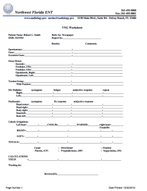 Vng Report Sample  Form