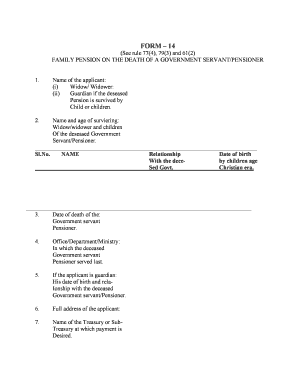 Form 14 Download