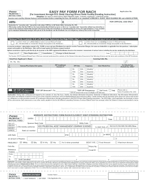 Icici Nach Mandate Form PDF