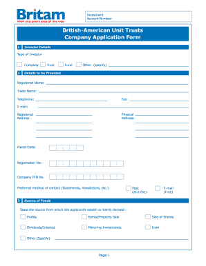 Britam Medical Claim Form