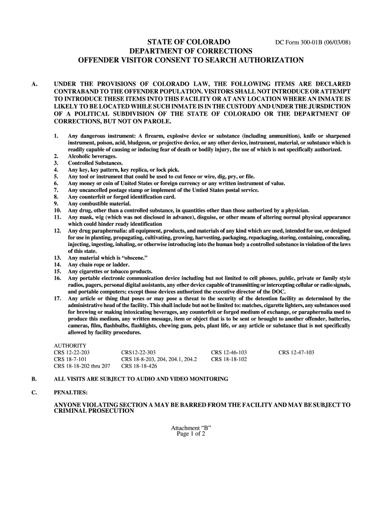  Colorado Form Ar Fform 300 01b 2008-2024