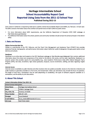  Accountability Report Example 2011