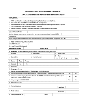 Z299 Stop Order Form