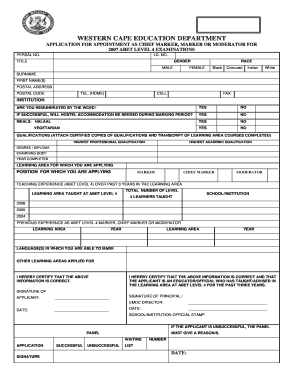 Abet Registration Forms