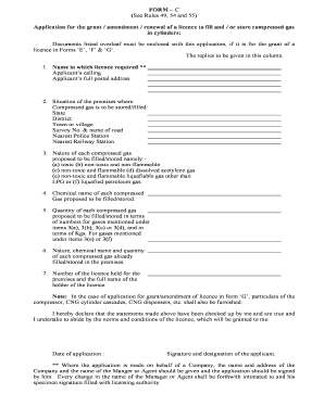 Form C See Rule 49 54 and 55