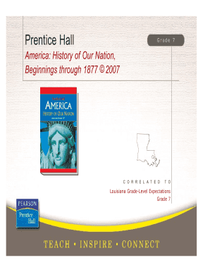 Prentice Hall America History of Our Nation Textbook PDF  Form