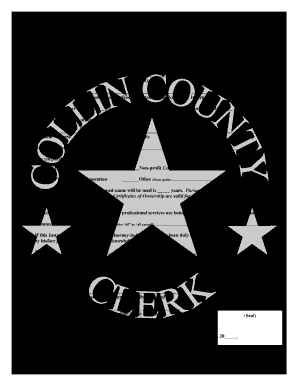 Dba Collin County  Form
