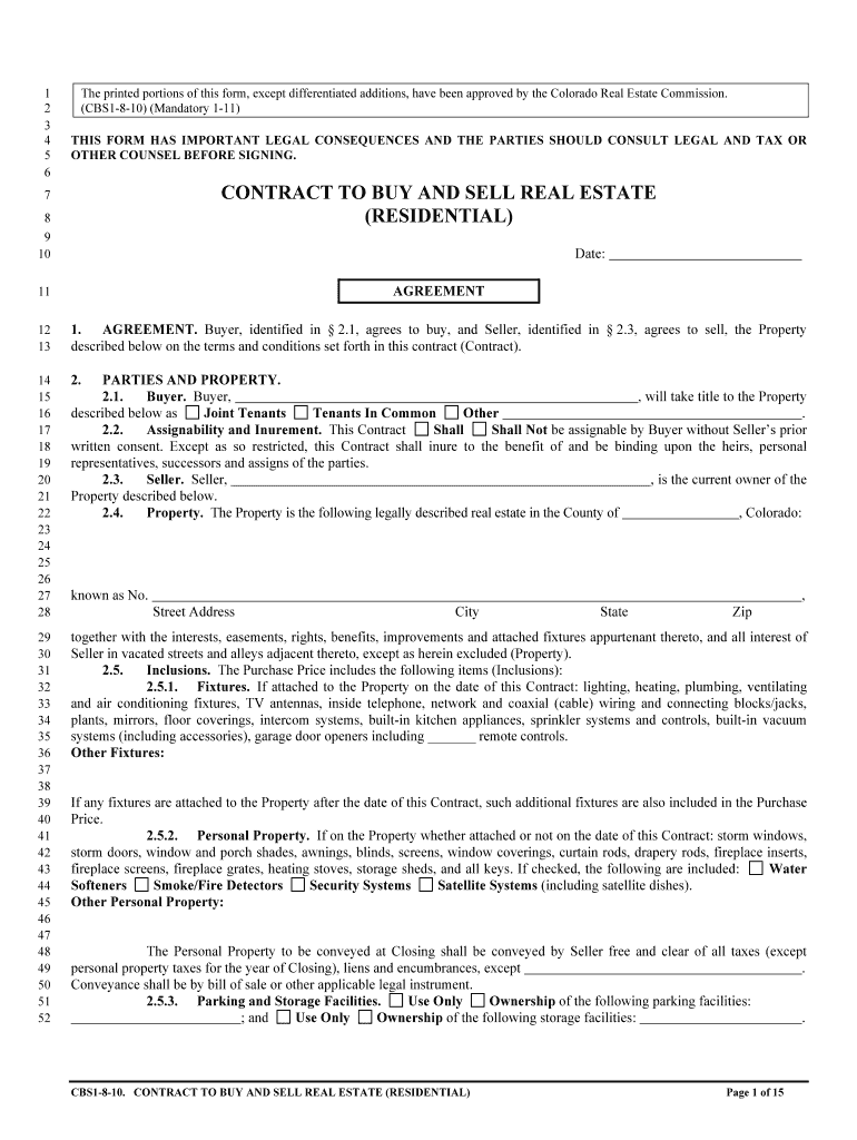  Writable Colorado Residential Lease Agreement Form 2010