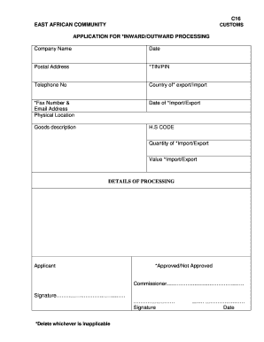 Ccvo Form C16 Download