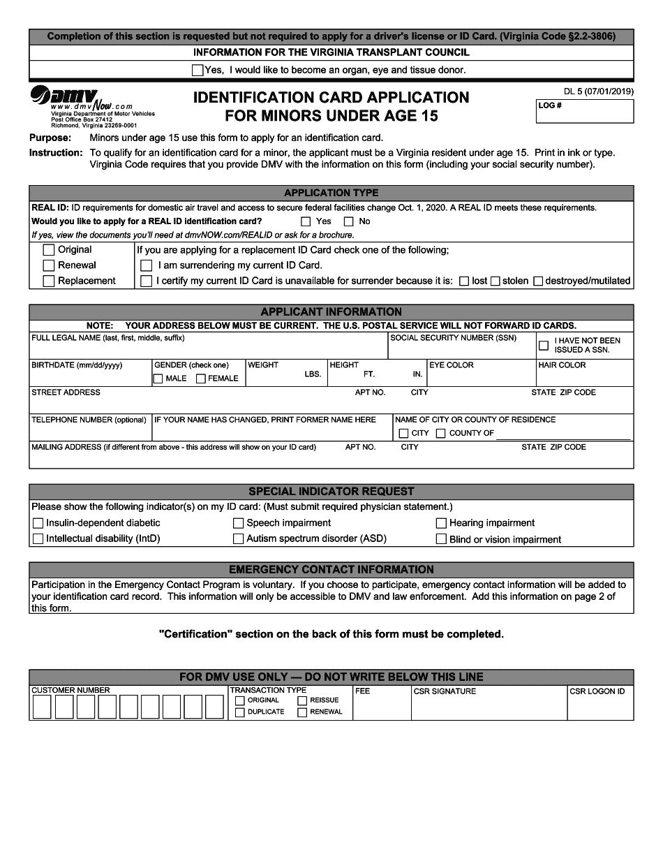  Acceptable Documents for Obtaining a Virginia Learners Permit 2019