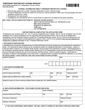 Nd Temporary - Fill Out and Sign Printable PDF Template | signNow