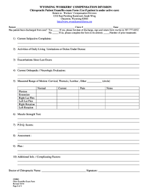  Wyoming Chiropractic Exam 2016-2024