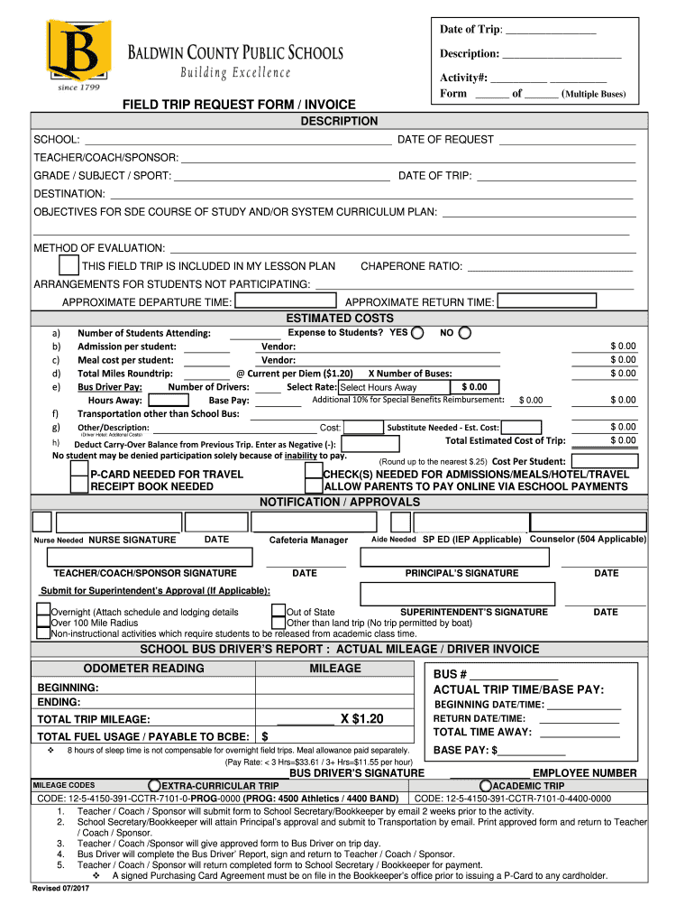 fcps field trip driver form