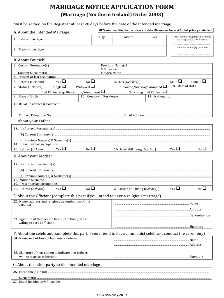 Gro 446 Form