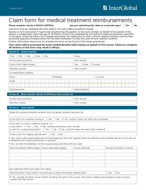  Interglobal Claim Form 2018-2024