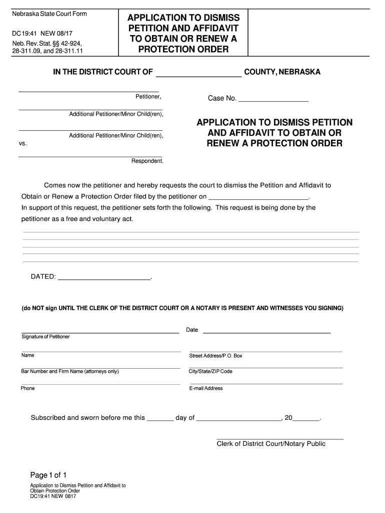 DC 1941 NEW 0817  Form