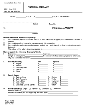 CC 61 Rev  Form