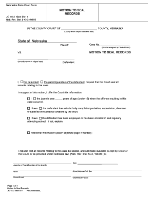 RECORDS Click HERE for Nebraska Self Help Instructions  Form