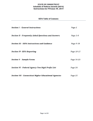 Table of Contents University of Connecticut Esy Es  Form