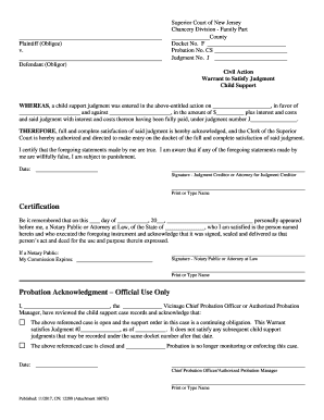 C Warrant Procedures  Form