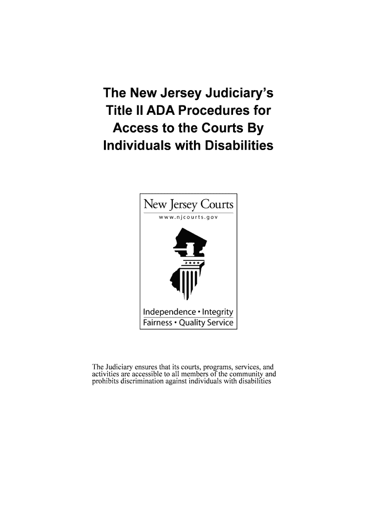Access to the Courts by  Form