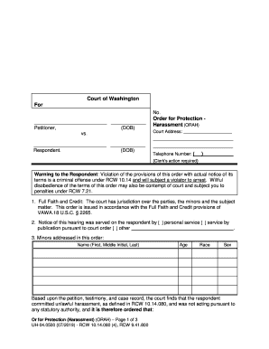 Department of Human Services Forensic Handbook  Form